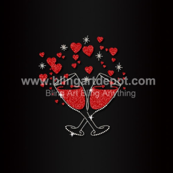 Hearts Heat Transfers Glitter Vinyl Hearts Heat Transfers Glitter Vinyl